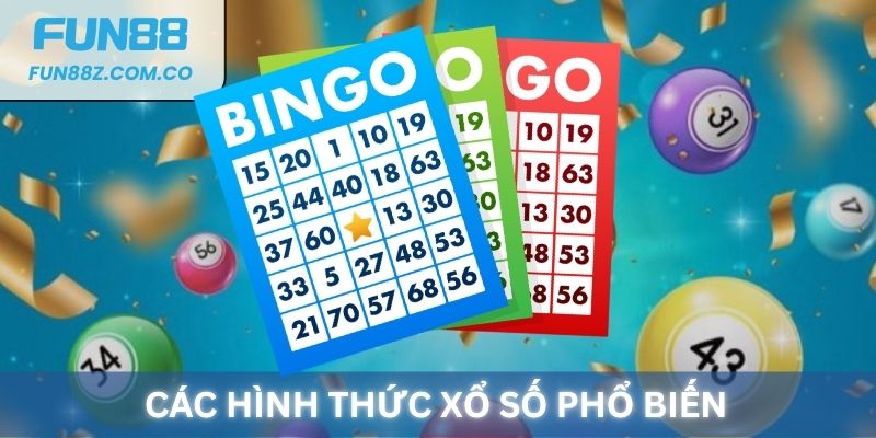 Các hình thức xổ số phổ biến tại Fun88