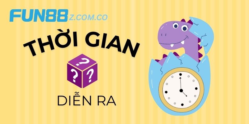 Thời gian diễn ra chương trình "Cuồng nhiệt cùng BTI"
